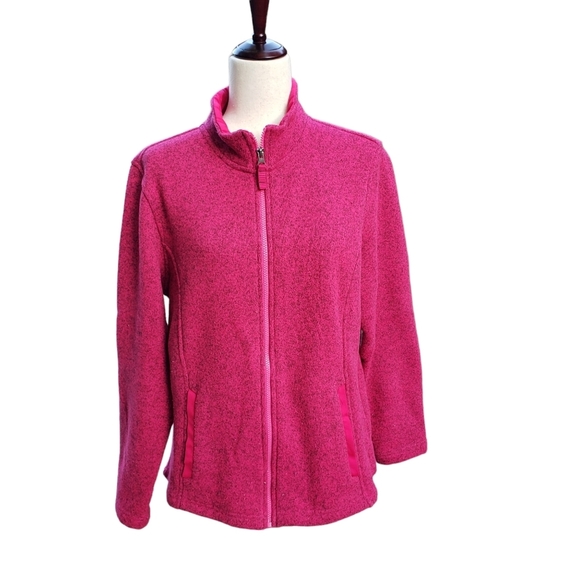 Lands' End Jackets & Blazers - 𝅺lands' END Fleece Zip Up XL